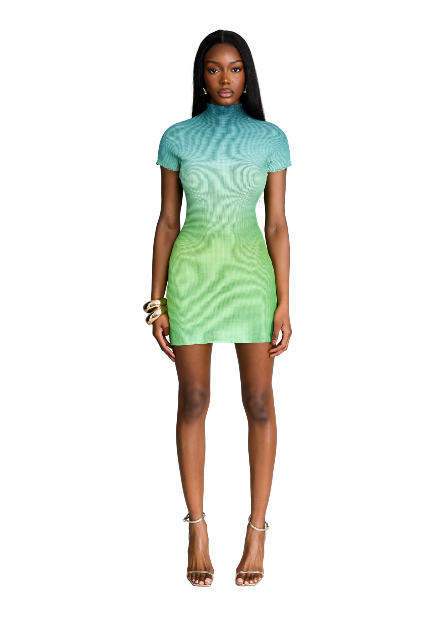 Golden glow dress