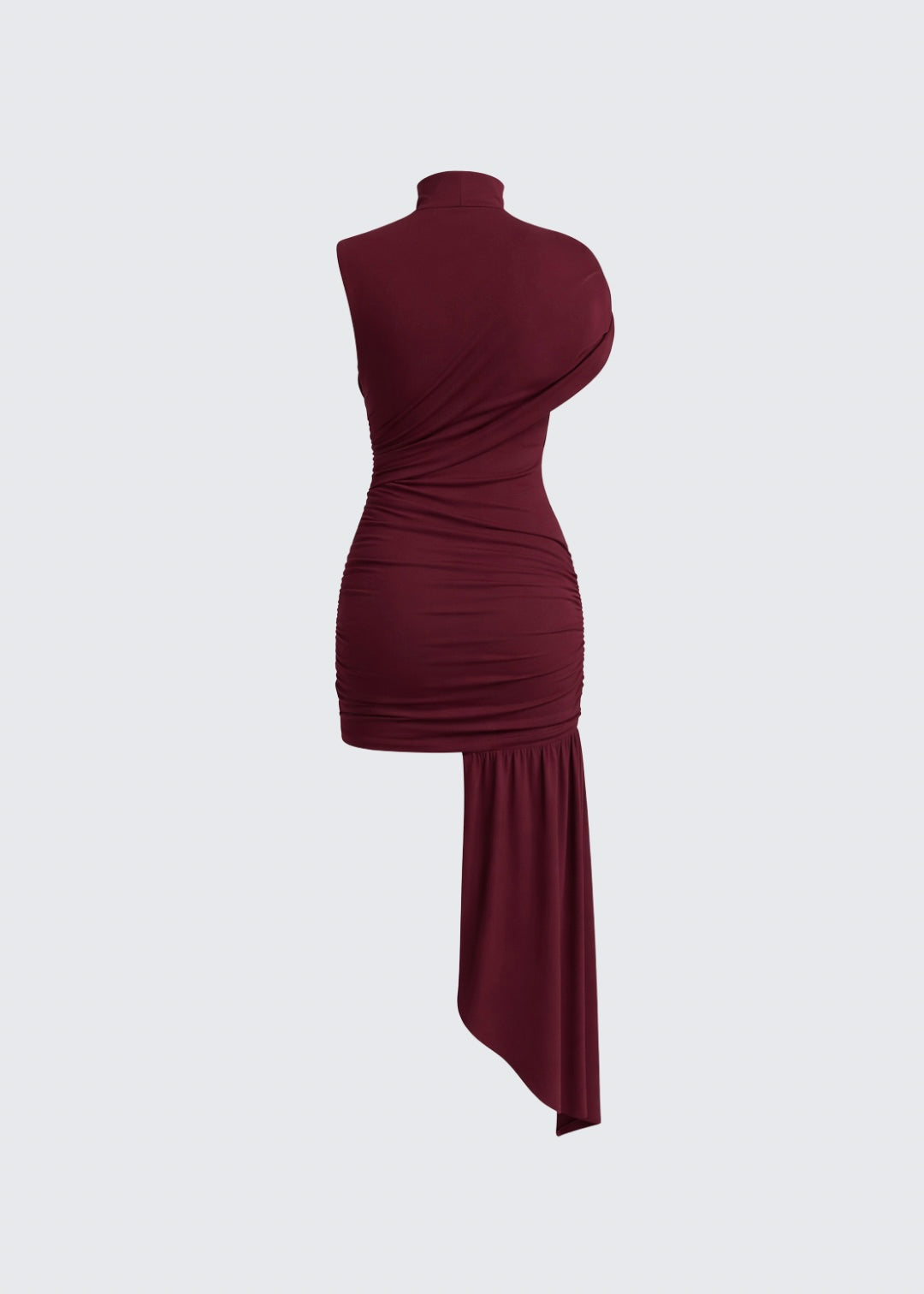Burgundy clove dress
