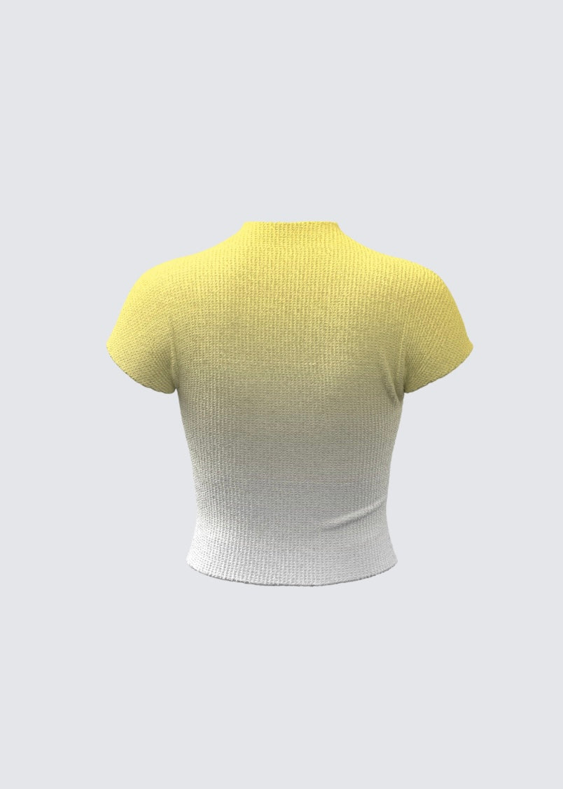 Yellow sha top