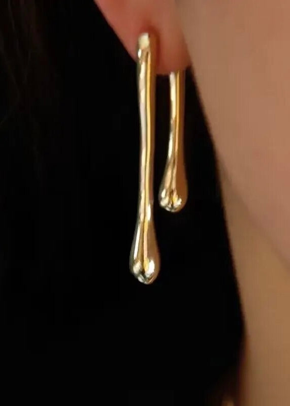 Gold Eclipsia Earrings | Glamour Eclipsia Earrings | TSHKA