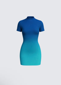 Blue curaçao dress