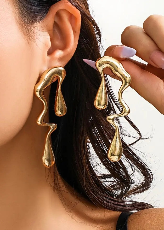 Gold Stellar Earrings | Silver Stellar Earrings | TSHKA