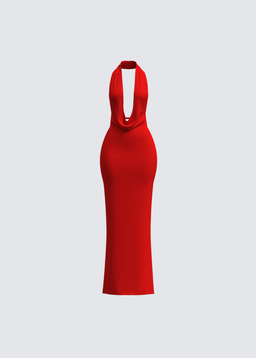 Red milena dress